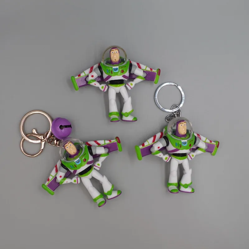 7cm Disney Toy Story 4 Woody Buzz Lightyear breloczki zawieszki skrzydlate lalki figurka zabawka dla dzieci prezent urodzinowy