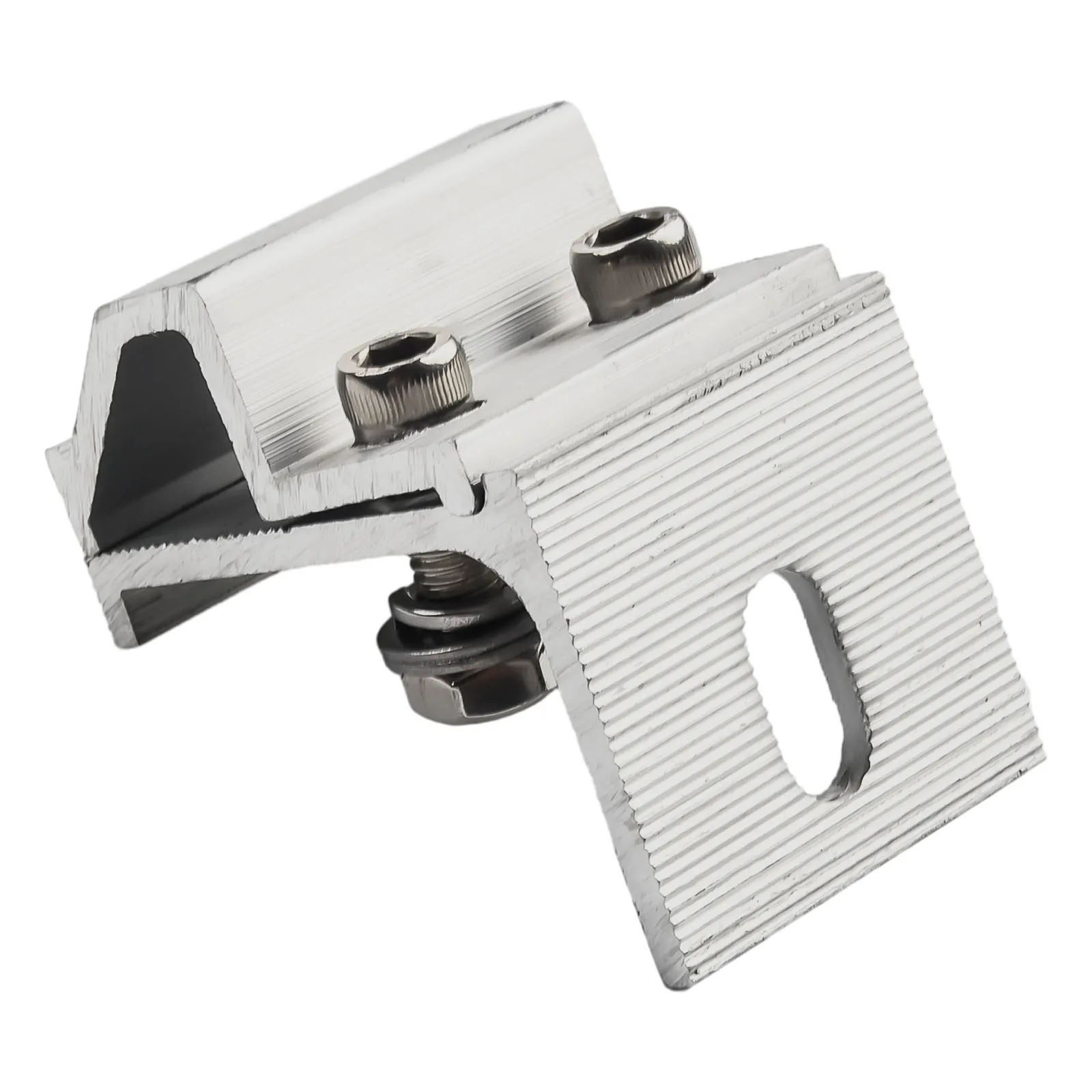 Robust Design Solar Panel Clamp Kits Set of 4 Heavy Duty Aluminum Alloy Fixed Clips Perfectly Suited for Easy Application