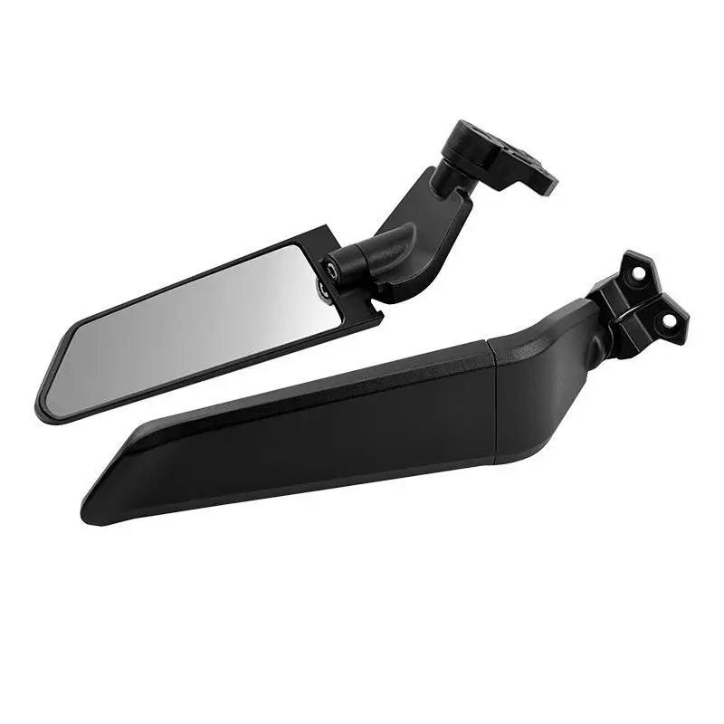 Foldable Wind Wing Side Mirror F6001 HD White Lens Motorcycle Rearview Mirror for Electric Vehicle