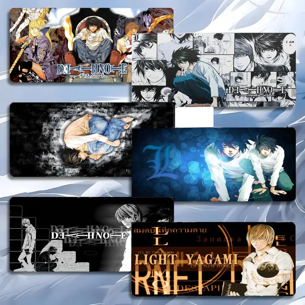 Smart Dark Anime D-Death Note Yagami Light L Mouse Pad Mousepad Large Gaming LockEdge Thickened PC Table Desk Mat