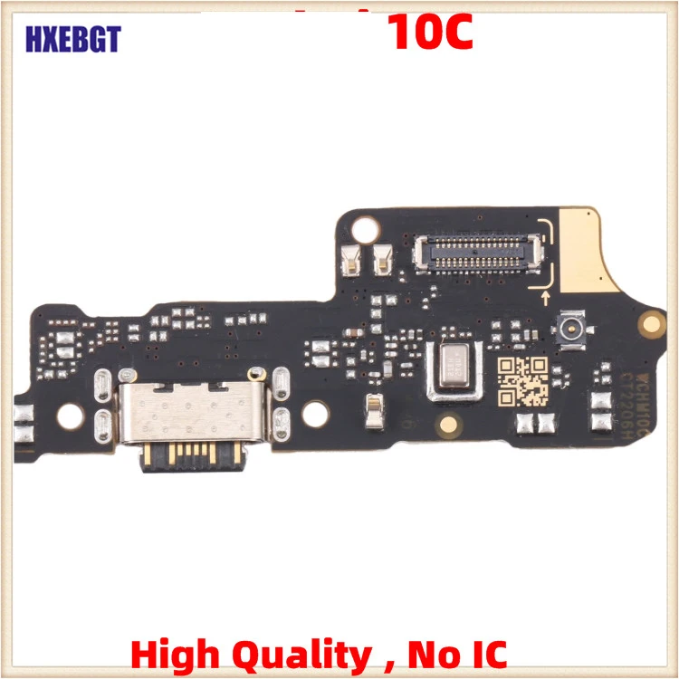 

Quality AAA For Xiaomi Redmi 10C USB Charging Port Flex Cable No Fast Charging IC Charge Board Dock Connector Repair Parts