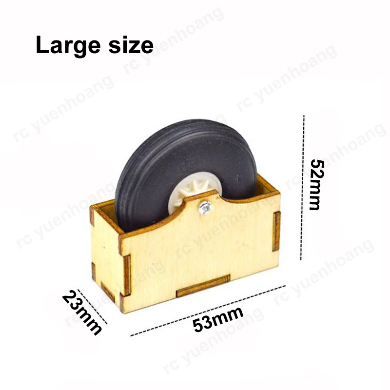 Roue de train d'atterrissage en bois clair pour modèle de planeur Surfer X8, diamètre 40/50mm, pièces de Modification de glisse antidérapantes pour avion RC, 3 pièces