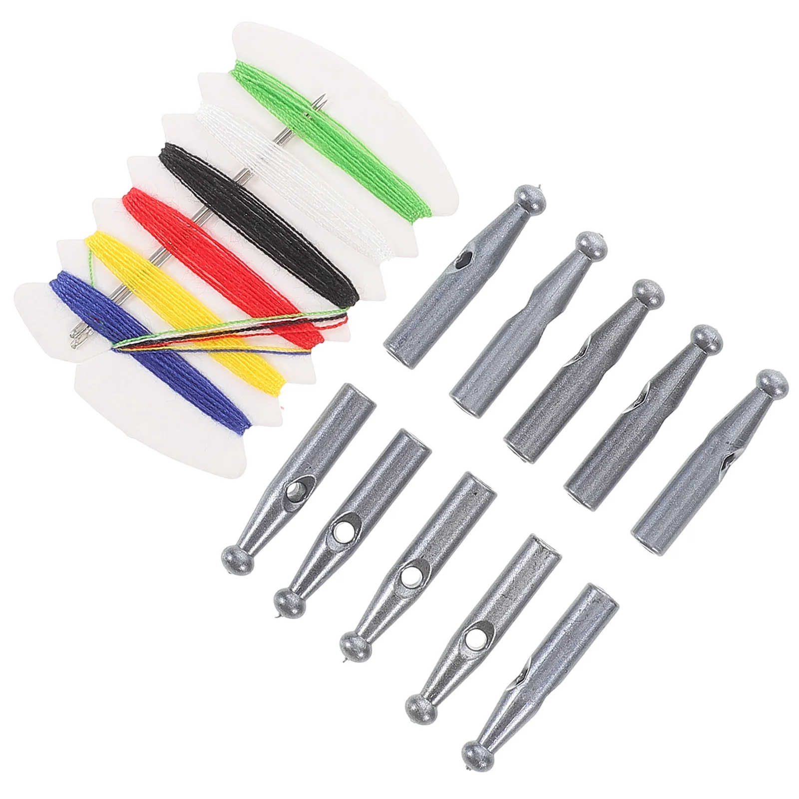 

10Pcs Stylish Light Grey Plastic Umbrella Tail Beads 3mm Hole for Sun Rain Protection Long Handle Design Stable