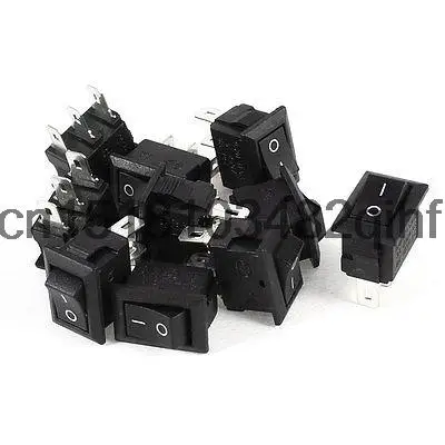 

10 Pcs XL601-11 3 Pin 2 Position ON/OFF SPST Panel Rocker Switch 3A/250V 6A/125V