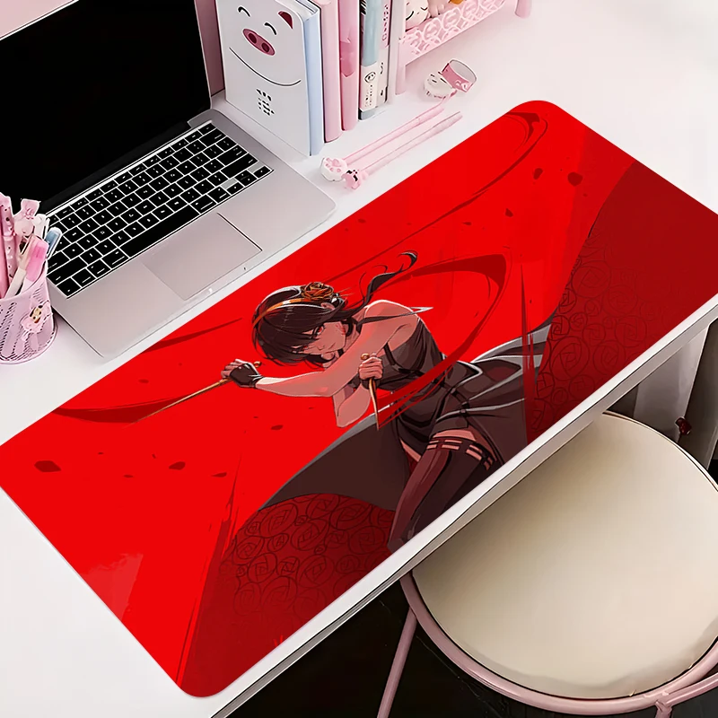 

Mouse Pad Gamer Anti-slip Anime Desk Mat S-spy X Family Gaming PC Accessories Tablet Pad Large HD Mousepad Extended Keyboard Mat