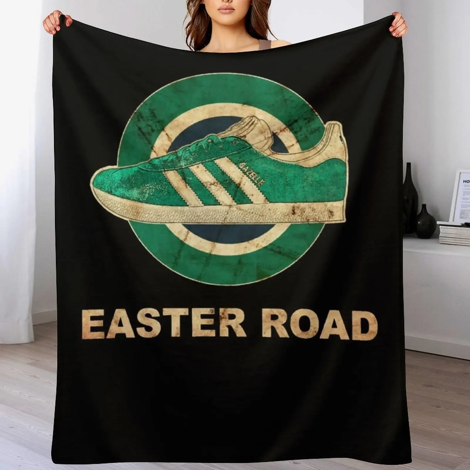 

Hibernian easter road Throw Blanket Soft Big Designers Hairys Decorative Sofas Blankets
