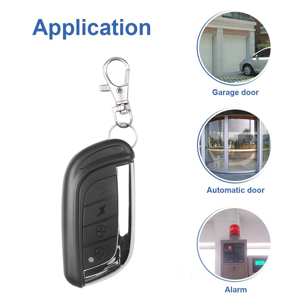 433Mhz 315mhz 4 Keys Remote Control Clone Copy Key RF Transmitter Duplicator Universal for Garage Gate Door Shutter Doors Opener