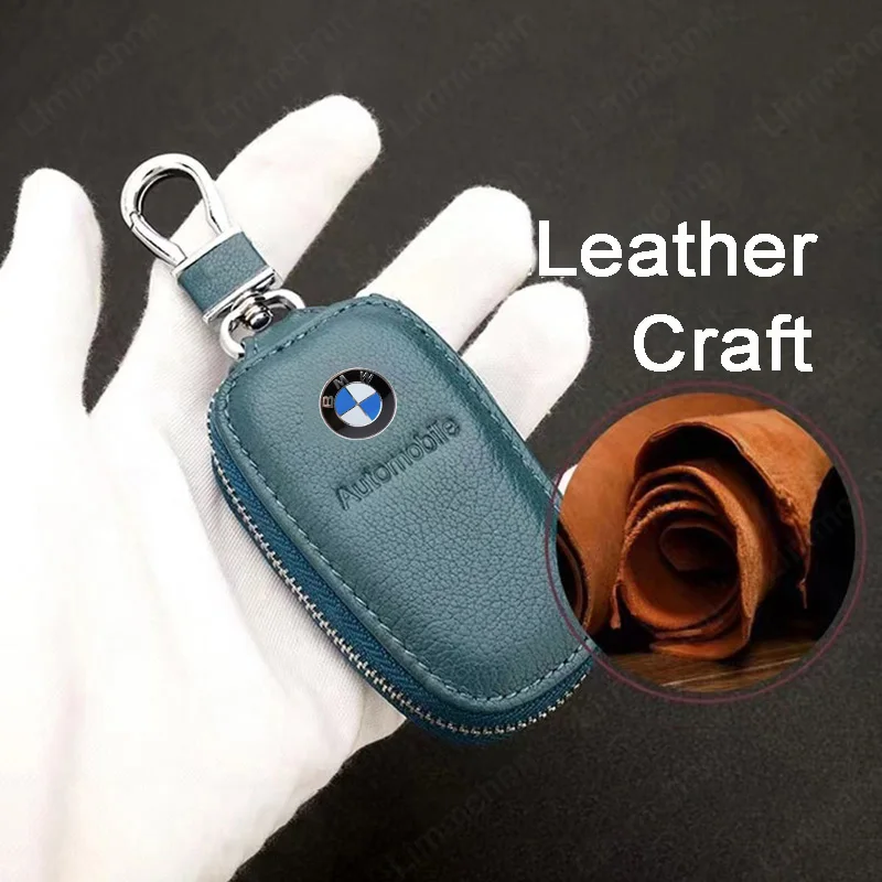 For BMW 1 2 3 4 5 6 7 Series X1 X3 X4 X5 X6 X7 F10 F20 F30 G20 G30 G01 F15 F16 G02 G05 F34 E46 E60 E90 E87 Car Key Case Cover