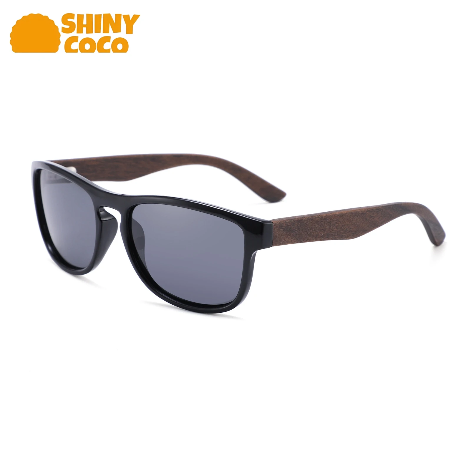 

ShinyCoCo Luxury Brand Bamboo And Wood Sunglasses Are Fashionable And Versatile For Uv Protection When Traveling And Driving