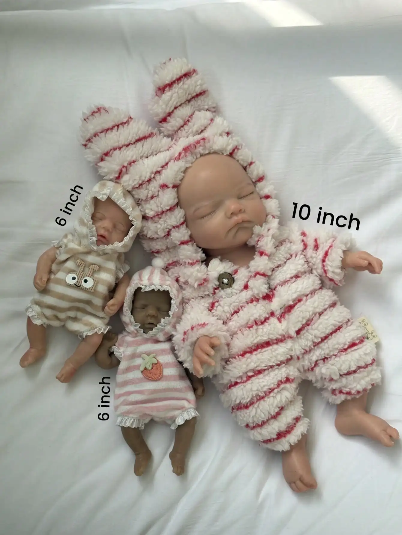 

Saskia 10 дюймов Август или 6 дюймов Мини-силикон Reborn Babies на выбор имитация 3D-краски свет или темная кожа игрушка для новорожденных Bebe