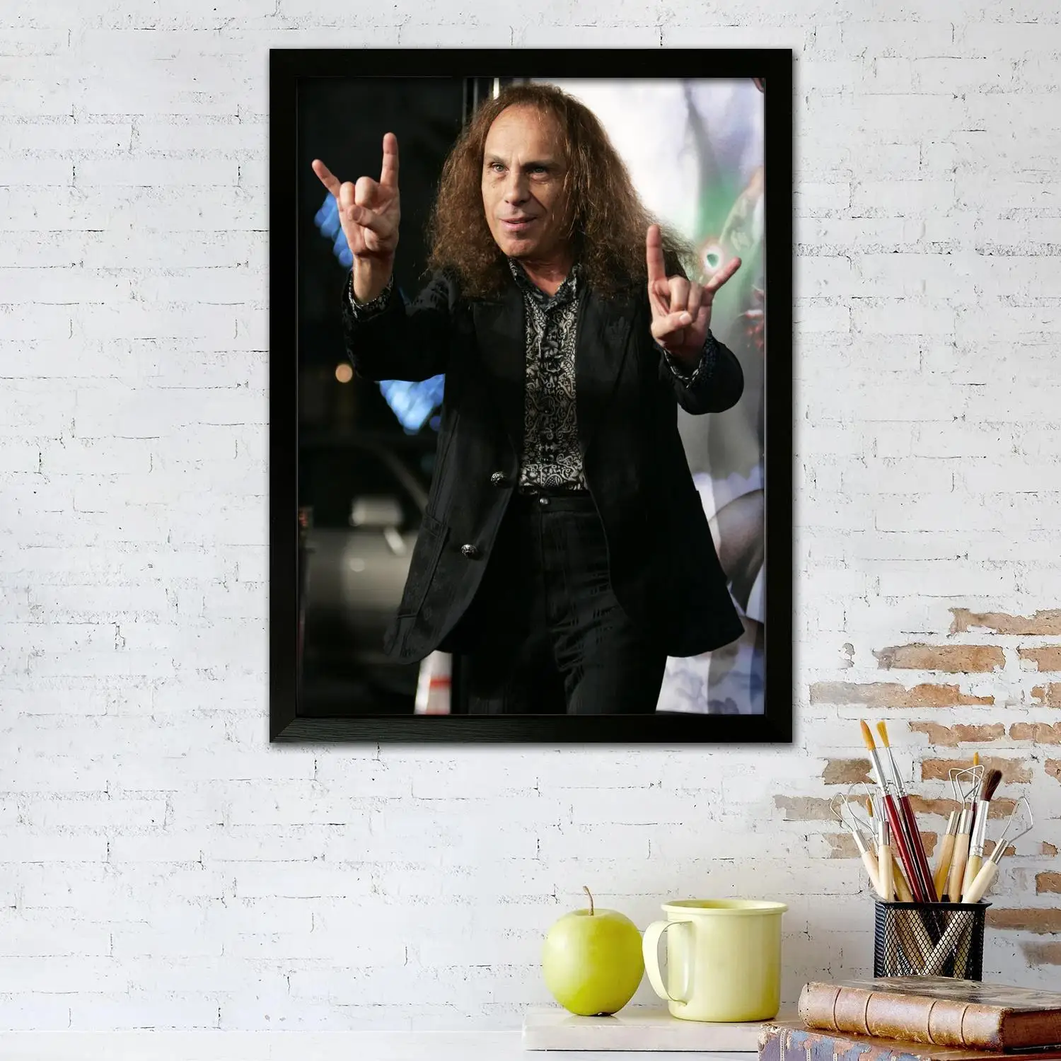 ronnie james dio Canvas Art Poster, Wall Art Picture Print, Modern Family Bedroom Decor Posters,Decorative painting