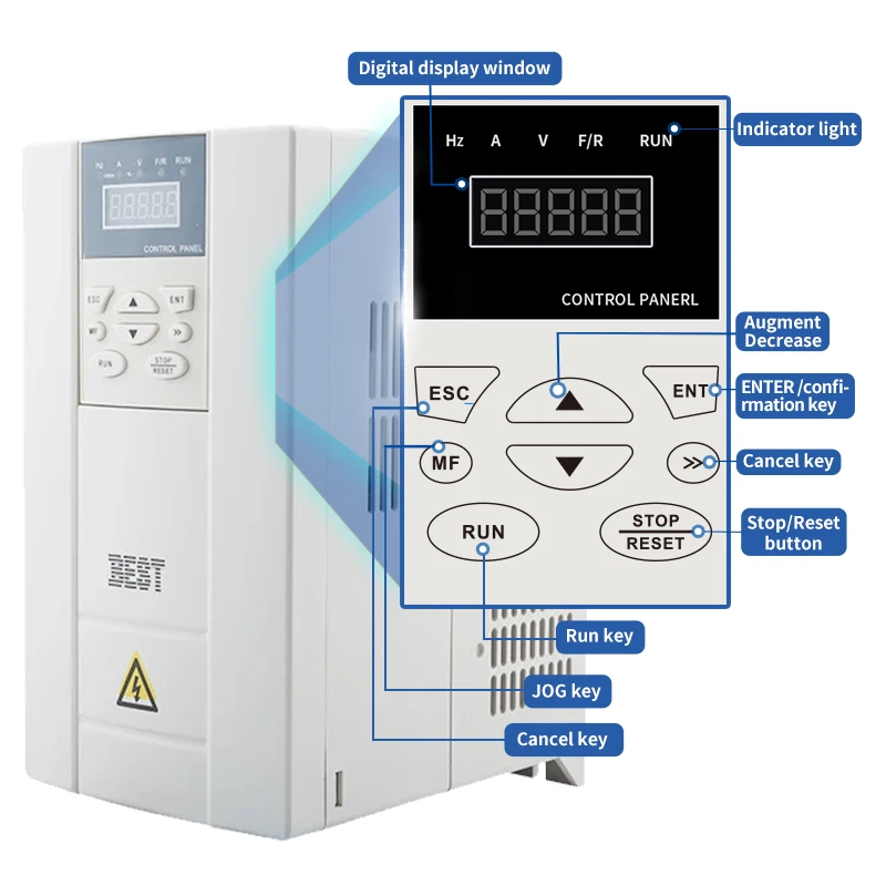 Hqd 9kw ISO30 Air-cooled Atc Spindle Motor CNC High Frequency Motor Spindle Automatic Tool Change + Bester 9.0KW Inverter Kit