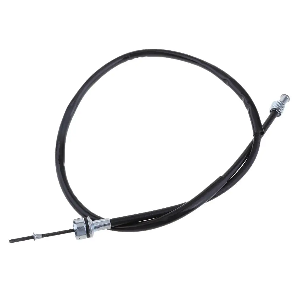 Universal Motorcycle Speedometer Cable Black Rubber Iron Dashboard Tachometer Mechanical Gear for Yamaha DT XT TW