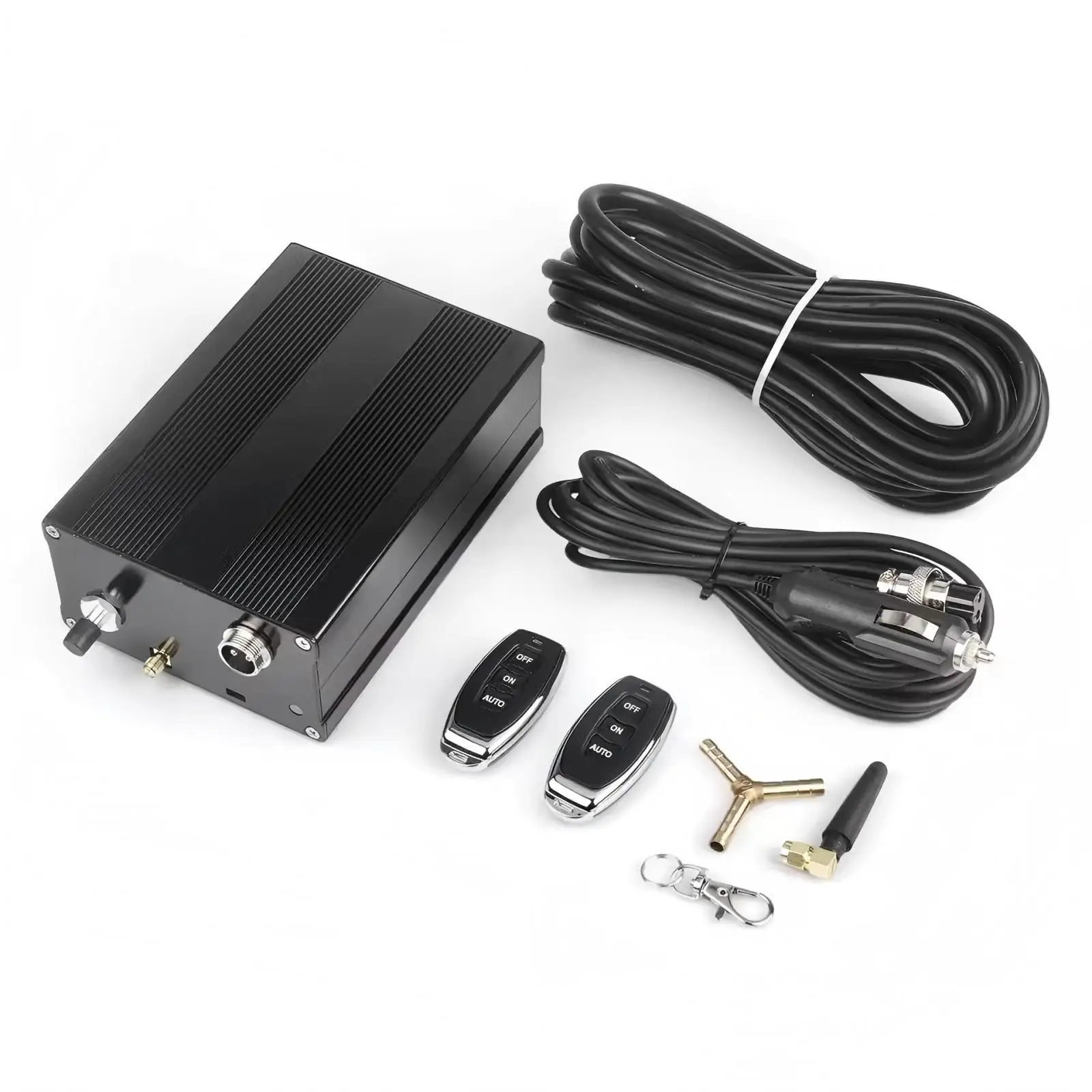 Exhaust valve comes with a vacuum pump controller box remote control of the exhaust valve actuator with memory