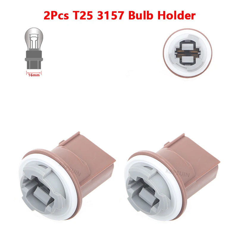 

For Polaris Sportsman XP 550 2009 Tail Light Socket 3157 Bulb Holder Car Lamp Replacement Parts 2PC