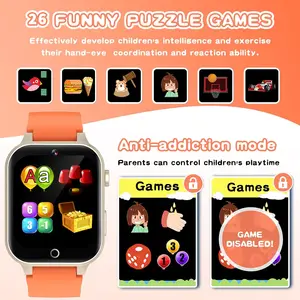 Smart Watch-Kinderspiele, Geschenke mit 26 Spielen, lustiges Foto, Musikleser, Schrittzähler, Taschenlampe usw., Alter 5-12 Jahre alt 8 Hauptverkaufs Uhr Pedometro - №7