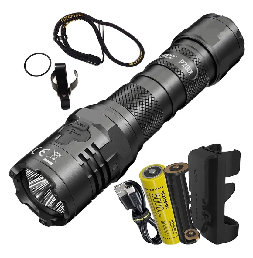 NiteCore P20iX 4000 Lumens Generation X Strong Light Tactical Flashlight Torch