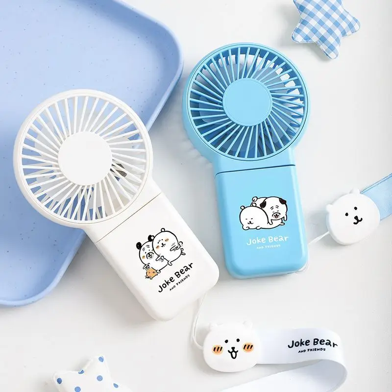 ちいかわ Chiikawa Joke Bear Mini Handheld Fan USB Charging Foldable Adjustable Wind Portable Kawaii Creative Daily Use Gift 2026 NEW - view 5