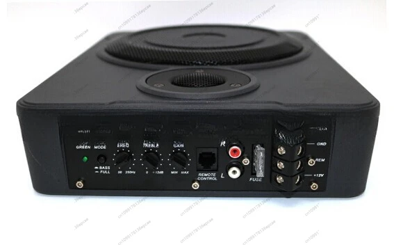 

8 Inch Subwoofer, Subwoofer Car Audio, 600 Watt Active Powered Car Audio Amplifier Pure Bass, for Under Seat, 12V Power Supply