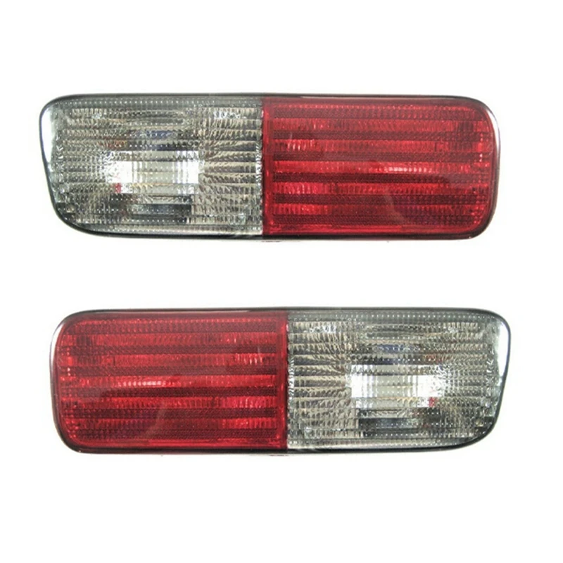 1Pair Rear Bumper Reflector Turn Signal Indicator Brake Lamp Brake Reverse Lamp For Land Rover Discovery 2 XFB000720