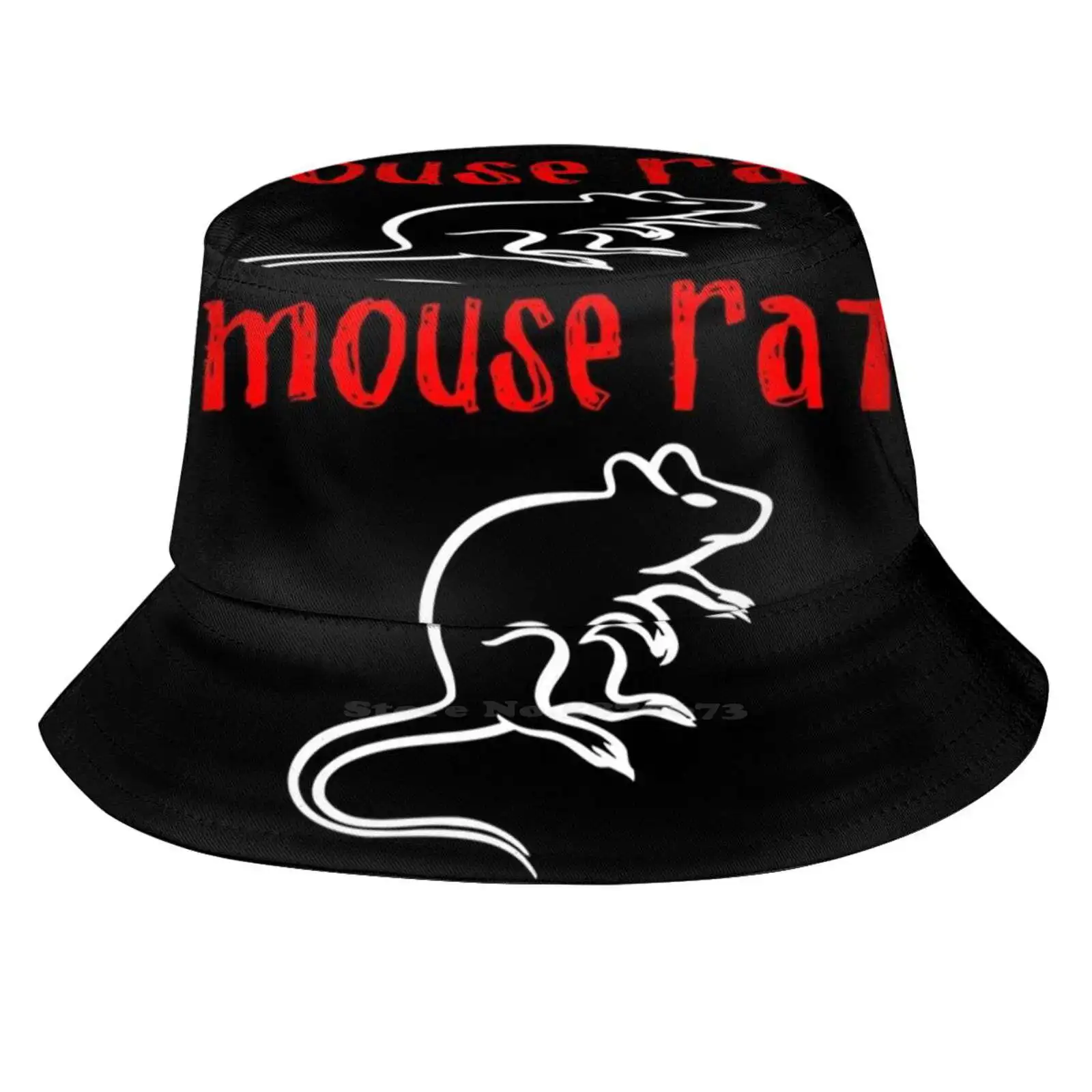 Mouse Rat Bucket Hat Beach Tourism Hats Breathable Sun Cap Parks And Recreation Parks Recreation Mouse Rat Ron Swanson Leslie