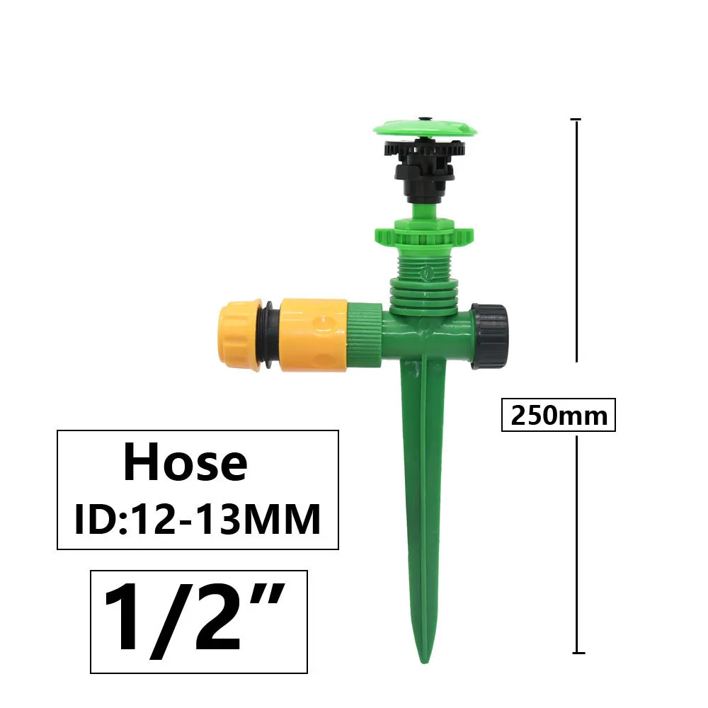 360 Degree Rotating Jet Sprinklers Nozzles 1/2\