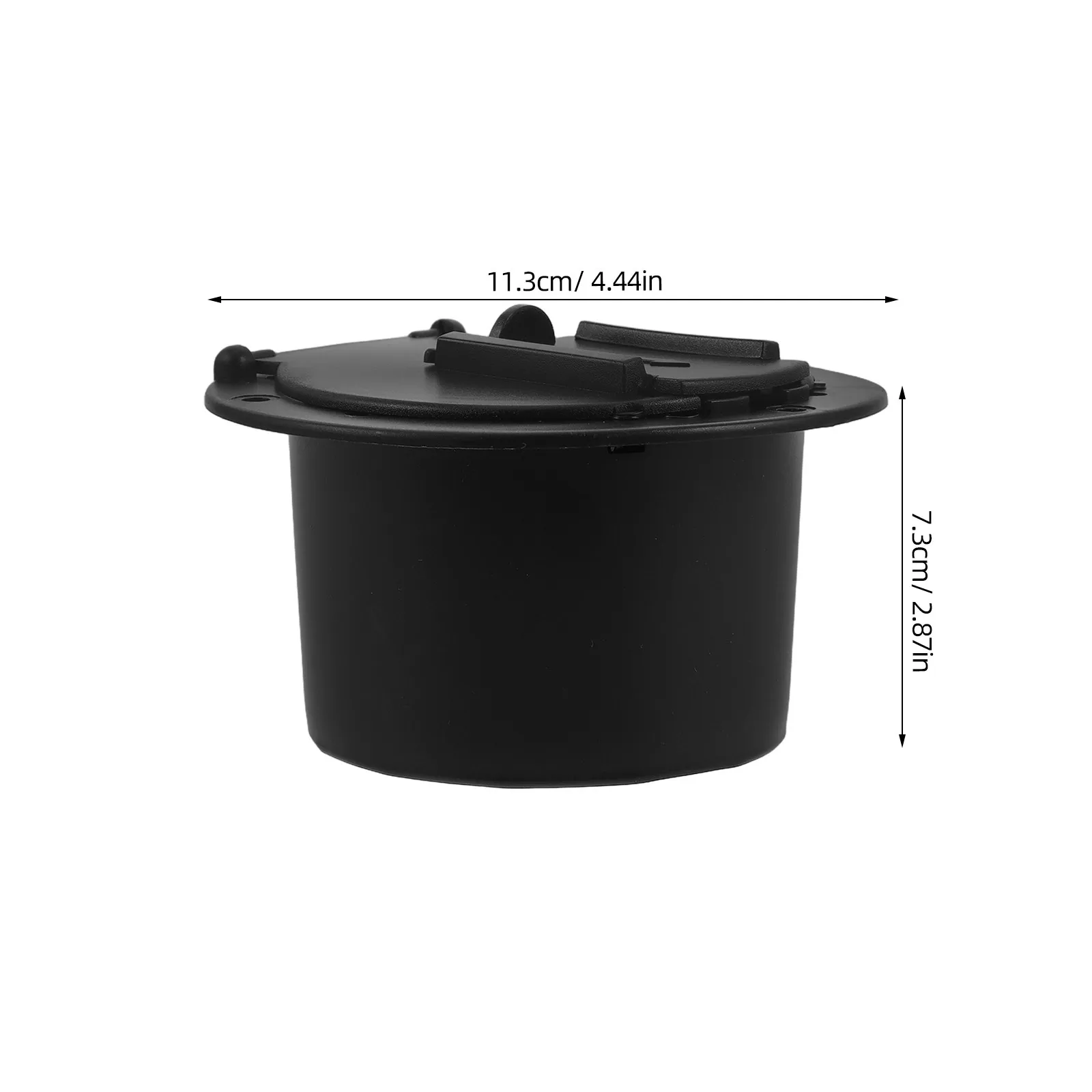 Scatola portaoggetti rotonda per yacht per camper in filo bianco Copertura per la gestione dei cavi in materiale durevole Accessori per parti per camper di facile installazione