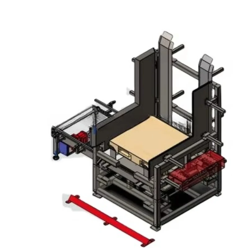 Pasang dan pasang dispenser palet/majalah palet