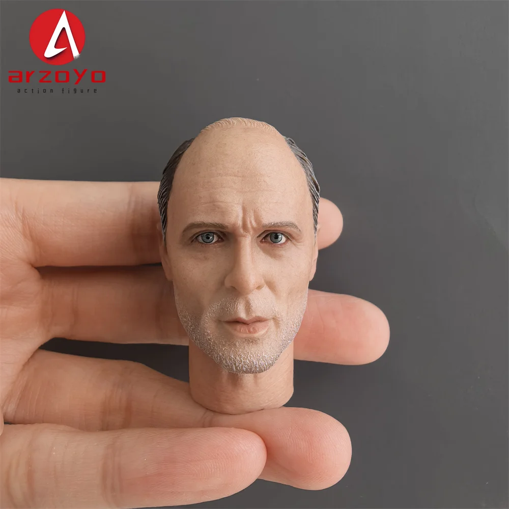 

1/6 WWII Male Soldier Sniper Ed Harris Colonel Head Sculpt Carving Model Fit 12'' Action Figure Body Dolls