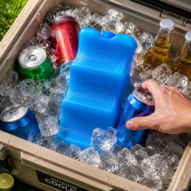 Ice Pack for Coolers, Breastmilk Bottle Storage, Lunch Box, Insulated Contoured Freezer Pack, Long Lasting Reusable Cool Pack
