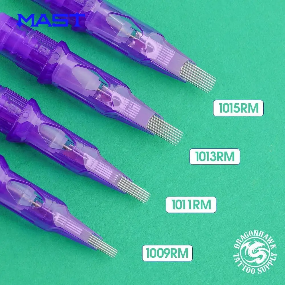 

20pcs 10 0.30mm Mast Pro Round Magnum RM Tattoo Needles Makeup Permanent SMP Cartridge Accessories