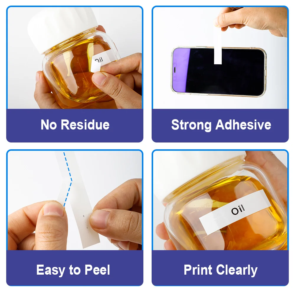 Multiple Colors Letratag Label Tape 12mm Cartridge 91201 91331 91221 Compatible for Dymo LetraTag Labelmaker LT-100H LT200B QX50