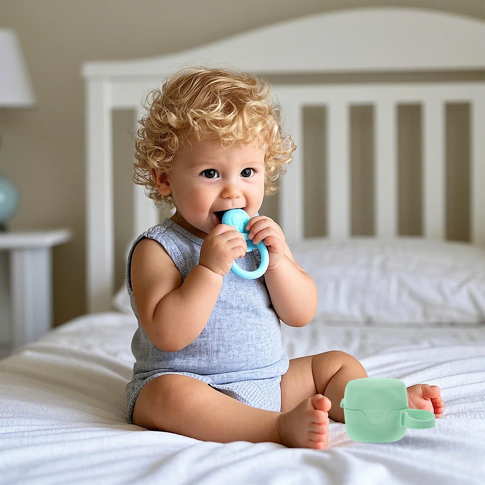 

5 Pcs Pacifier Case with Large Capacity Holder Cases Baby Keeper for New Parents