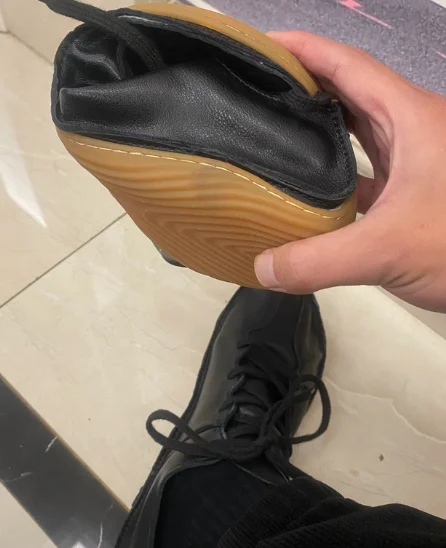 

2025 Spring New Thick Bottom Sports Plate Shoes Casual Street Buckle Women's Sneakers Leather Rubber Shoes