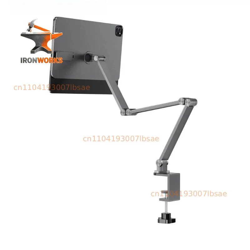 Magnetic Wireless Charger Stand for IPad Pro M5 M4 13/12.9/11/M2 IPad Air 5/4 Foldable Arm Holder Aluminum Alloy Stand