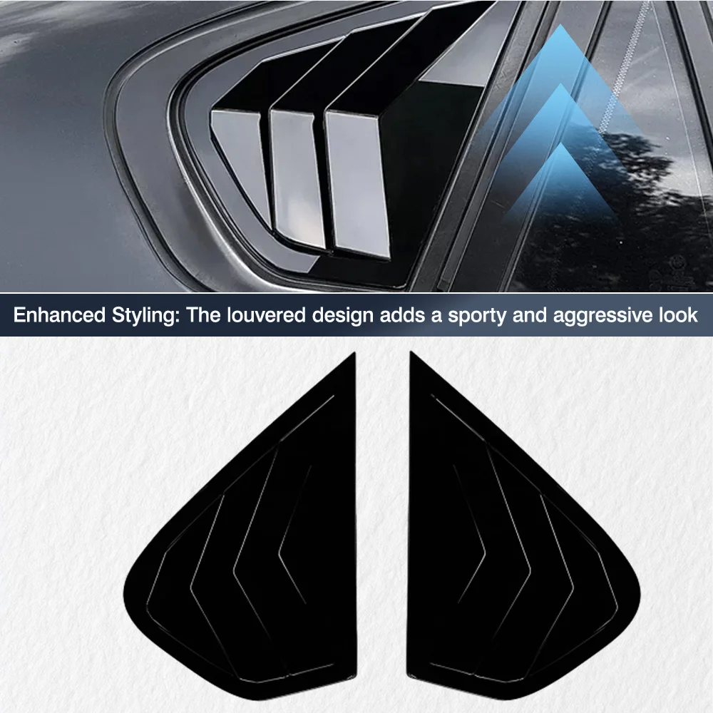 

Для BMW X6 X6M E71 E72 2008-2014 пара накладок на заднее боковое окно, спойлер, крышка жалюзи, вентиляционное отверстие, совок, жалюзи, отделка