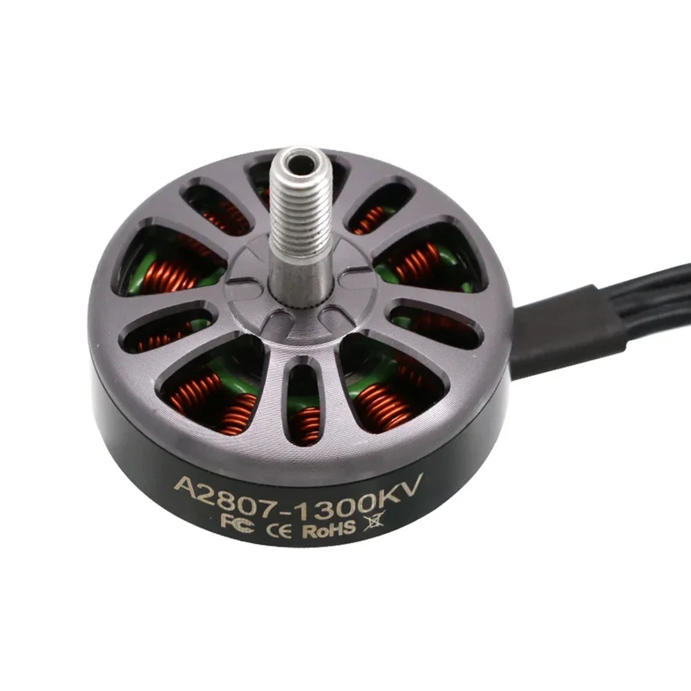 4pcs/lot Angel A2807 KV1300 6S/ 1500KV 5S/ 1700KV 4S Brushless CW Motor For 7inch Long Range FPV Freestyle Drone Accessories