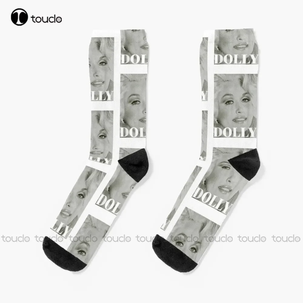 Vintage clássico dolly parton meias noiva meias de alta qualidade bonito elegante adorável kawaii dos desenhos animados doce algodão meia presente personalizado arte