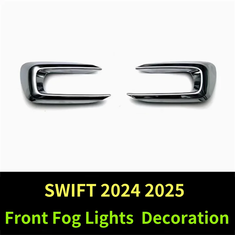 

For Suzuki SWIFT 2024 2025 Exterior Accessories Front Rear Fog Lights Lamps Eyelid Eyebrow Decoration Cover Trim Styling