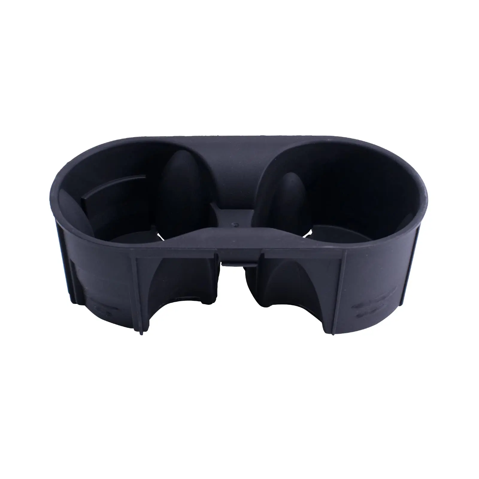 

Front Console Cup Holder For 2007-2010 Jeep Black Thermoplastic Replacement