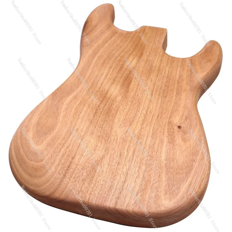 Unfinished Natural Wood Electric Guitar Body DIY Replacement Guitar Accessory Blank Guitar Body For Modification Project