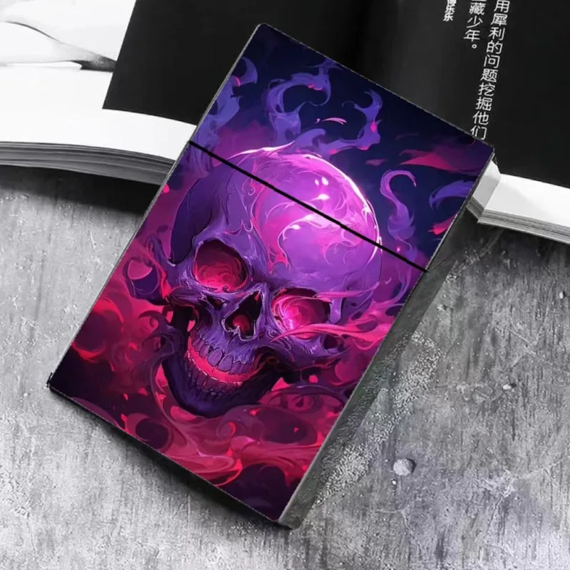 2024 Hot Sale For 8MM Automatic Bounce Flip Horror style Design Cigarette Box 20 Thick Cigarette Packs Smoking Accessories