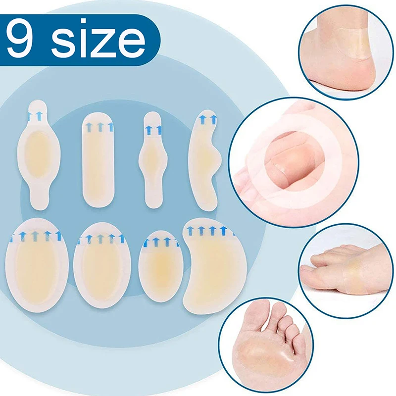 Protecteur de talon en gel pour les pieds, coussinets adhésifs pour ampoules, autocollants de doublure de talon, autocollant de chaussures, plâtre de soins des pieds, poignée de coussin, oto Instituts, 1PC