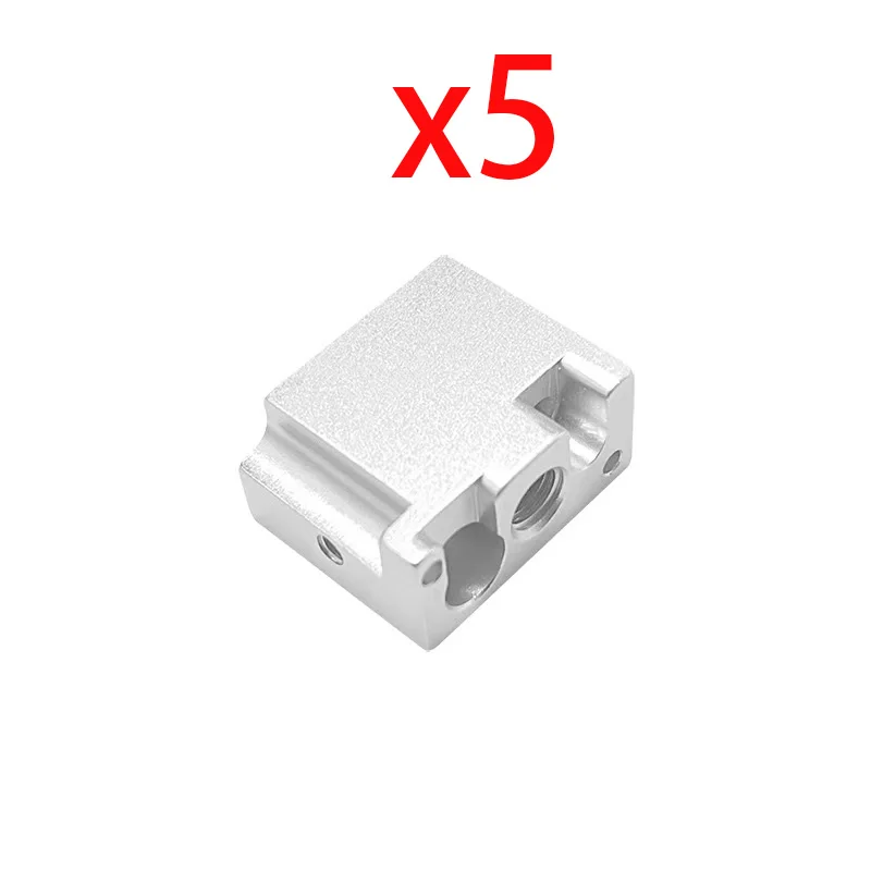 

5PCS FLSUN V400 3D Printer Hotend Part Heating Block Extruder Heater Aluminum Thermoblock