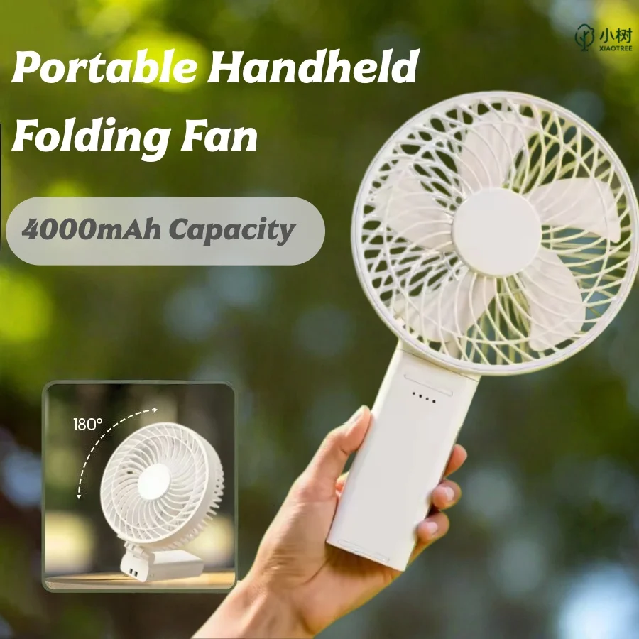 

Handheld 6-inch Portable Charging Mini Fan Compact Foldable Office & Camping Fan