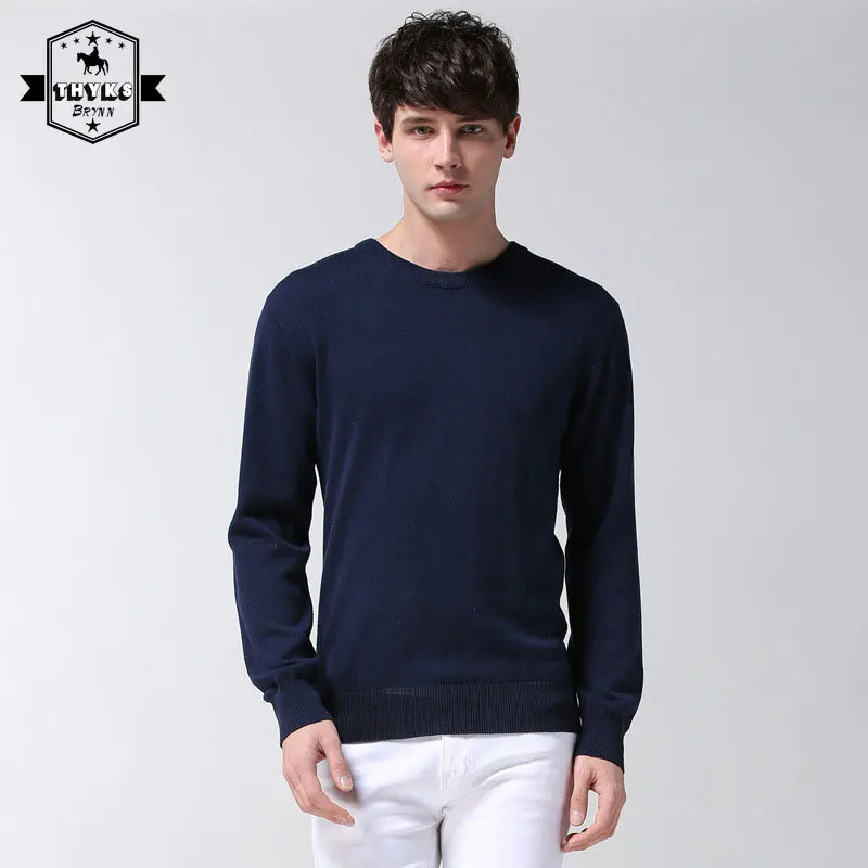 

Retro Cotton Korean Sweater Men Autumn Harajuku Fashion Thin Causal Solid Pullovers Couples Knitwears Jumper Man Clothes New