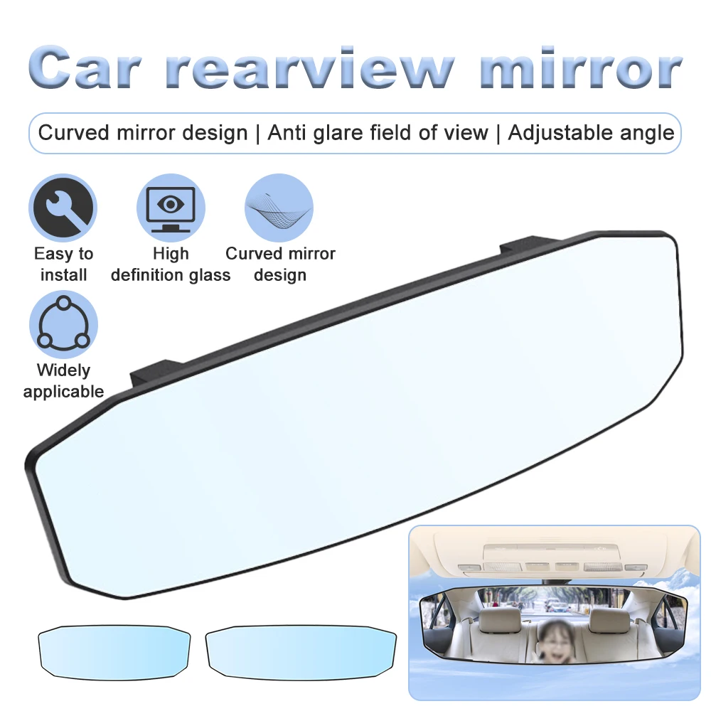 Car Universal Baby Mirrors Rear View Mirror Wide Angle Panoramic Assisting Large Vision Auto Mirror Replacement Part