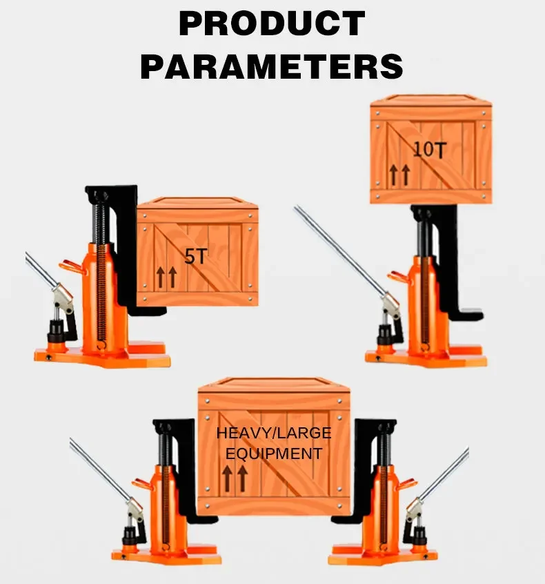 5T claw jack hydraulic jack duckbill vertical cross-top hydraulic heavy-duty low hydraulic lifting machine