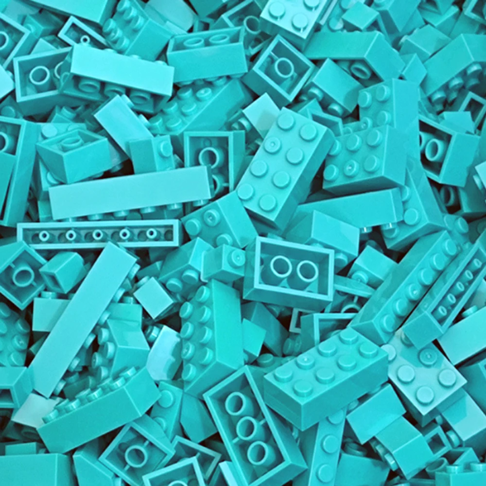 120/240PCS Bouwstenen Lot Pack Stad Klassieke Bakstenen Gesorteerd door Kleur Bakstenen Blokplaat Creatief Speelgoed Compatibel met Legoeds