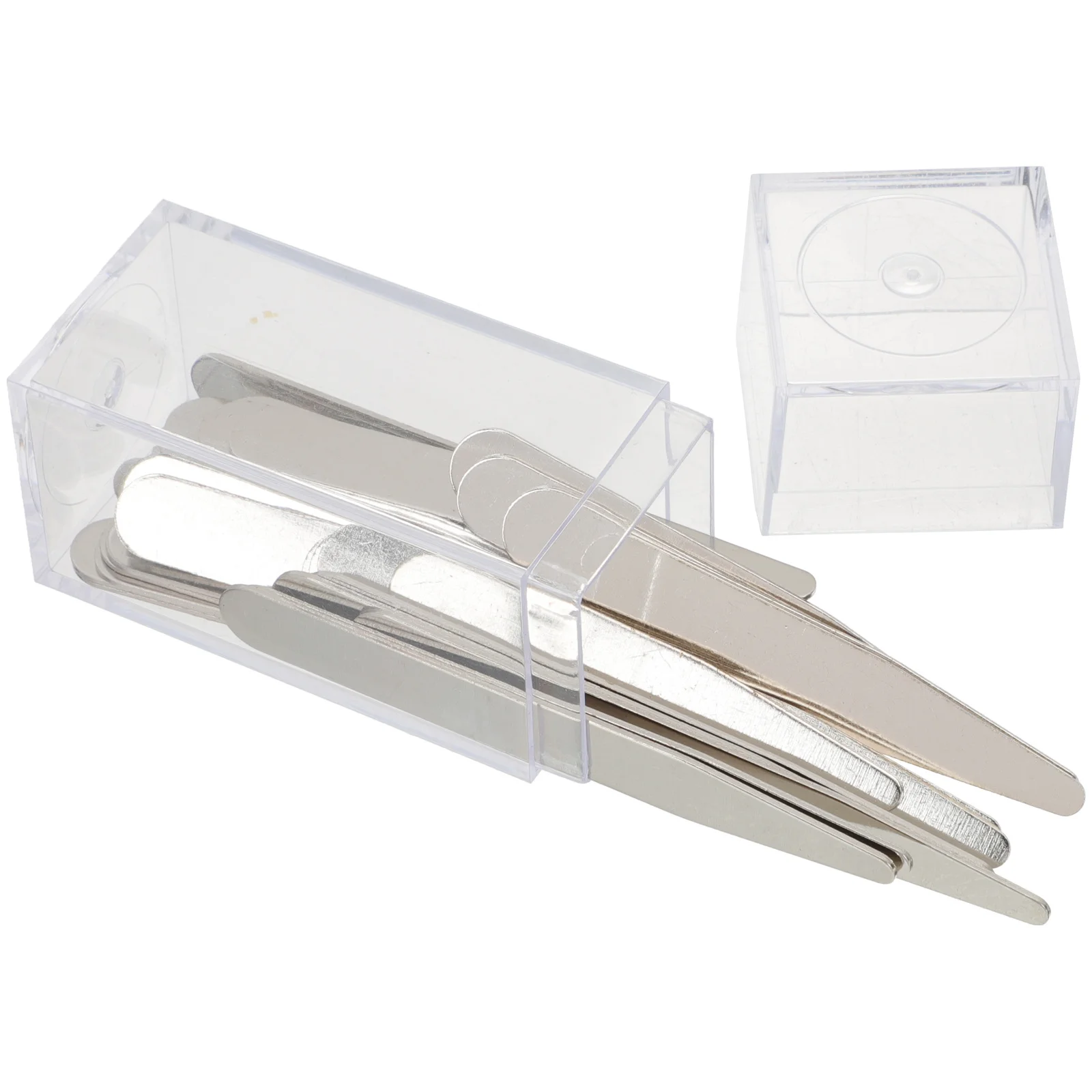 40 قطعة طوق القميص إدراج مريحة خفيفة الوزن طوق البقاء للرجال قمصان تمنع تدلى القميص يبقى للرجال